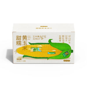 Corn packaging box